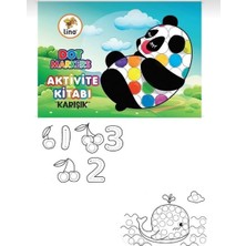 Dot Markers 6’lı Yıkanabilir Kalem ve 3'lü Boya Kitabı