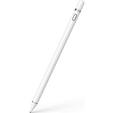 Microsonic Pencil Hassas Stylus Şarj Edilebilir Dokunmatik Çizim Kalemi Beyaz