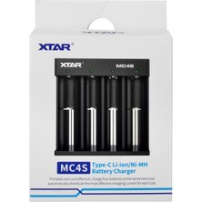 Xtar MC4S Li-Ion/ni-Mh Pil Şarj Cihazı 4lü