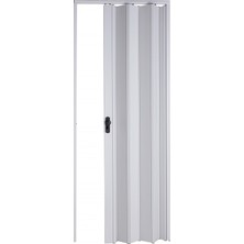 Sarpaş Akordiyon Kapı 132X203 Beyaz Camsız 12 mm Katlanır Akordeon Pvc