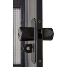 Sarpaş Akordiyon Kapı 72X224 Beyaz Camlı 12 mm Katlanır Akordeon Pvc