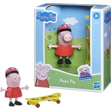 Peppa Pig ve Arkadaşları Tekli Figür Kaykaycı Peppa And Skateboard F2179