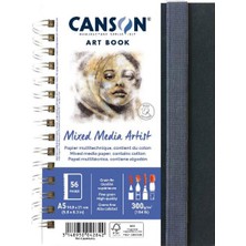 Canson Spiralli Artbook Blok Defter Mixed Media 28 Yp. A5