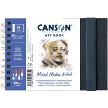 Canson Spiralli Blok Defter Mixed Media 28 Yp. A5