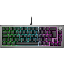 CoolerMaster CK720 Siyah RGB KALIH Beyaz Switch %65 Mekanik Oyuncu Klavyesi - UK Layout