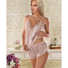 Miorre Saten Şortlu Takım