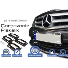 Plate-Fix Çerçevesiz Plaka Tutucu Plakalık