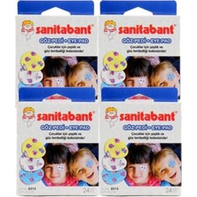 Sanitabant Eye Pad Göz Kapama Bandı 24 Lü 4 Kutu (96 Adet)
