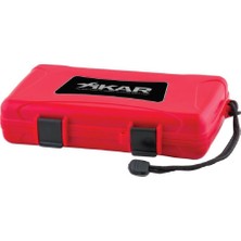 Xikar Kırmızı Seyahat Tipi 5 Humidor Puro Kutusu