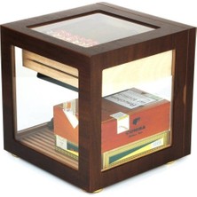 Adorini Cube Walnut Humidor Puro Kutusu