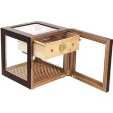 Adorini Cube Walnut Humidor Puro Kutusu