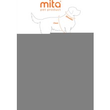 Mita Air Mesh Kedi Köpek Göğüs Tasması Çift Reflektörlü, Terletmeyen Saks Mavisi / Blue