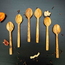 Wonder Woodies Doğal Ahşap 6 Parça Mama Kaşığı Zeytin Ağacı El Yapımı