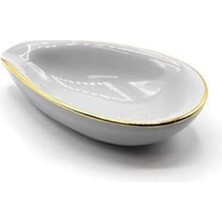 Adorini Tekli Seramik Beyaz Küllük