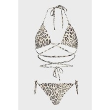 Emporio Armani Bağlama Detaylı Üçgen Bikini Bayan Bikini 262706 3R302 09311