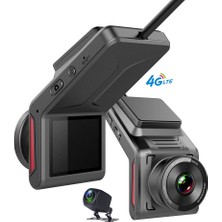 Ice K18 4g Wifi Araba Dvr Güvenlik Kamerası 2.0 "1080P Gps Dashcam ile Dikiz Aynası Çift Len Video Kaydedici Registrator