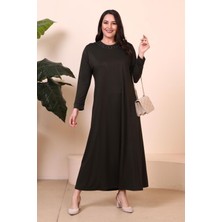 Tesettur Giyim Elbise Boydan Kadin Anne Buyuk Beden Elbise