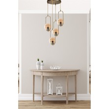 Lumexx Ahu 4 Lü Tepsili Bal Camlı Eskitme Sarkıt
