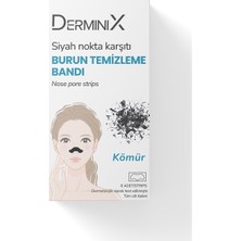 Derminix Kömürlü Siyah Nokta Karşıtı Burun Temizleme Bandı