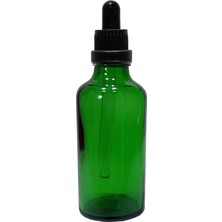 Paradise 3 Adet Yeşil Cam Şişe 50 ml Cam Damlalıklı