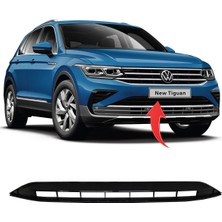 Gkl Ön Tampon Alt Orta Izgara Parlak Siyah Tıguan 2022