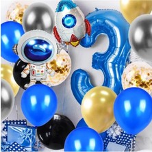 Çıtı Pıtı Store Uzay Temalı Balon Set