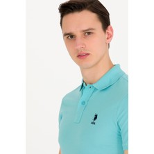 U.S. Polo Assn. Erkek Mint Basic T-Shirt 50264891-VR090