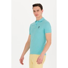 U.S. Polo Assn. Erkek Mint Basic T-Shirt 50264891-VR090