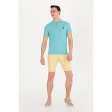 U.S. Polo Assn. Erkek Mint Basic T-Shirt 50264891-VR090