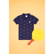 U.S. Polo Assn. Erkek Çocuk Lacivert Polo Yaka Tişört 50266077-VR033