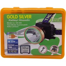 Gold Silver 30 w dimderli kafa lambası