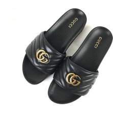 Passionis Kadın Terlik - Gucci Gg Marmont Slides