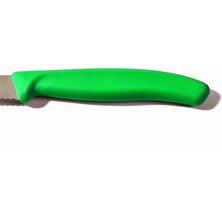 Victorinox 6.7836.L114 Tırtıklı Domates ve Sosis Bıçağı - Yeşil - 11 cm