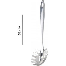 Excellent Houseware Çelik Makarna Servis Kaşığı - 32 cm