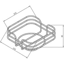 Teknotel MG322 Ekmek Sepeti - Gri