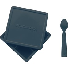 Oioi Deep Blue Ikili Set (Püre+Mamakaşığı)