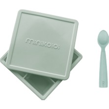 Oioi River Green İkili Set (Püre Pods+Mama Kaşığı)