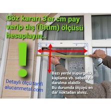 Alücan Ölçüye Göre Kapı Pencere Pileli Sürgülü Sineklik