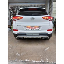 Türkmen Hyundai Tucson Ön Arka Tampon Koruma Difüzör 2015-2017 Arası