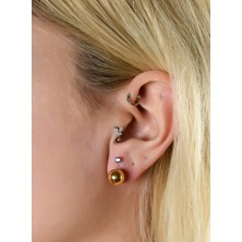 Çelikoğlu Kuyumculuk 14 Ayar Altın Top Küpe 1,31 gr