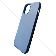 Nxe Desing Apple iPhone 12 Silikon Kılıf (6.1") - Lacivert