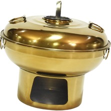 Enjoybuy Küçük Hot Pot Stok Dış Mekan Ocak Paslanmaz Çelik Hot Otel Ev Aureate 22cm (Yurt Dışından)