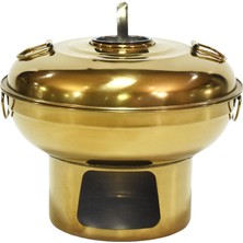 Enjoybuy Küçük Hot Pot Stok Dış Mekan Ocak Paslanmaz Çelik Hot Otel Ev Aureate 22cm (Yurt Dışından)