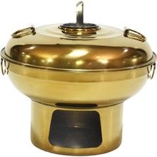 Enjoybuy Küçük Hot Pot Stok Dış Mekan Ocak Paslanmaz Çelik Hot Otel Ev Aureate 22cm (Yurt Dışından)