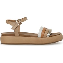 Incı Peeters 3fx Taba Kadın Düz Sandalet