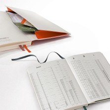 Leuchtturm 1917 LEUCHTTURM1917 Outlines, Hava Koşullarına Dayanıklı B6+, Yumuşak Deri Kapak Signal Orange Defter