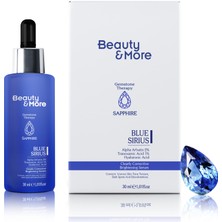 Beauty&More Safir Blue Sirius Aydınlatıcı & Leke Karşıtı Serum 30 ml
 Alpha Arbutin 2% + Tranexamic Acid 1% + Hyaluronic Acid + Safir Powder