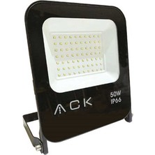 Ayithalat Ack Siyah Kasa 50W 6500K Beyaz LED Projektör AT62-05032