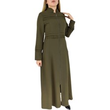 Nazal Kadın Fermuarlı Ferace BGL-P3046