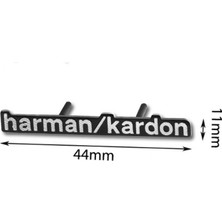 Dk Harman Kordon Hoparlör Krom Metal Tırnaklı Logo Amblem 2 Li Set